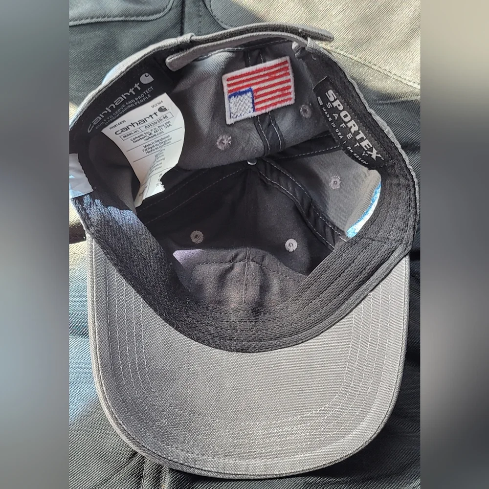 Carhartt Gray Cap with Patch - Picture 7 of 7